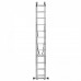 Kopėčios universalios EMX 3x12 pakopos 3,39/8,48m, Ecomax