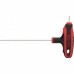 T- formos raktų komplektas, šešiakampiai HEX 2-12 mm, 9 vnt 9 osa, KS Tools