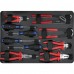 Universalus įrankių komplektas 1/4"+1/2" 127 vnt, KS Tools