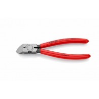 Žnyplės šoninio kirpimo, spyruoklė, plastikui, palenktos 45°, Knipex