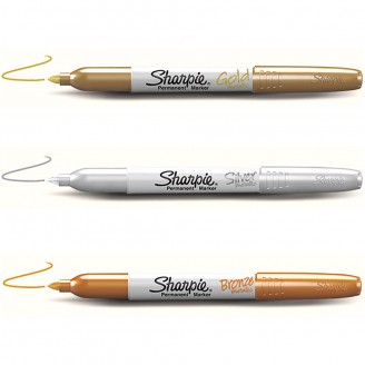 Markeris „Sharpie" sidabrinis