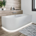 Akrilinė vonia RIHO Desire Corner 180x84 Matinė
