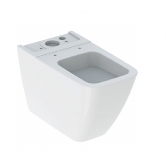 Geberit iCon Square Pastatomas WC Puodas, Išoriniam Keraminiam Bakeliui, Priglaudžiamas Prie Sienos, Uždara Forma