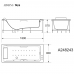 Masažinė Vonia ARMANI Roca Air Off-white 180x80 cm. Matinė