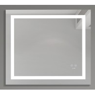 Veidrodis 45627 LED išmanus su funkcija nuo rasojimo, laikrodžiu ir termometru