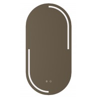 Veidrodis FLORA 45 su LED apšvietimu