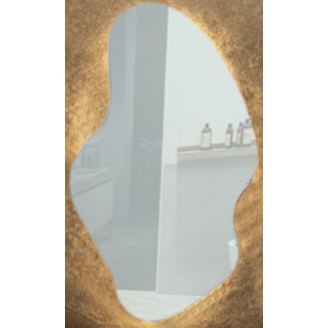 Veidrodis LUMINA LED IŠMANUS 60x100 su funkcija nuo rasojimo, laikrodžiu ir termometru