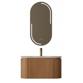 Vonios kambario spintelė su praustuvu FLORA 80 pakabinama