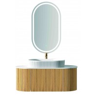 Vonios kambario spintelė su praustuvu LILY 100 pakabinama